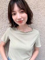 ハローバイシー 仙台(Hello by Sea)&nbsp;韓国風レイヤーボブ/前髪/外ハネボブ/ピンクブラウン[仙台]