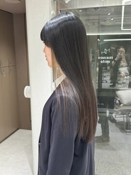 メゾンマイル 恵比寿(maison mile) グレージュカラー/似合わせカット/白髪ぼかし/髪質改善[恵比寿駅