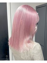 ベレーザ 渋谷(BELEZA)&nbsp;7000ベビーピンクハイライトグラデーション艶髪ハイトーンカラー
