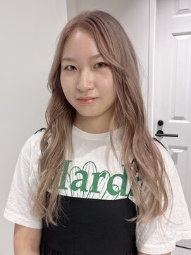 ゼスト 八王子店(ZEST) ミルクティーベージュ/ハイトーンカラー/レイヤー【佐々木麻衣】