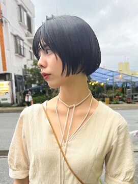 デビュー 沖縄泡瀬店(Debut) こなれミディ/イメチェン/前髪/アンブレラカラー/ウェーブパーマ