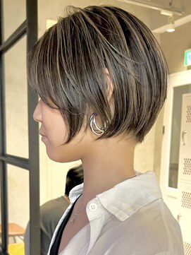 エリマ 武蔵小杉(elima) 顔周りレイヤーカットくびれヘア切りっぱなしボブ大人ボブ30代★