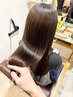 ☆NEW同日施術OK☆プレミアム縮毛矯正+髪質改善カラー+カット+トリートメント