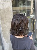 ボブパーマコテ巻きパーマ外国人風パーマ