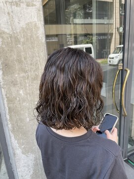 アウラ(AURA) ボブパーマコテ巻きパーマ外国人風パーマ