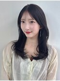 韓国ロングレイヤー*ロングヘア*髪質改善トリートメント*面長