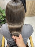 人気No.1♪酸熱髪質改善トリートメント×ミルクティーアッシュ