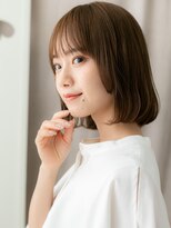 カバーヘアアンドスパ ブリス 浦和(COVER HAIR&SPA bliss) 大人かわいい姫カットレイヤー小顔ワンカールAラインボブY浦和