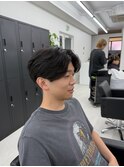 ニュアンスパーマ　フェザーパーマ　メンズパーマ