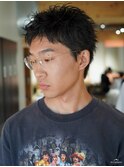 ベリーショートパーマメンズ