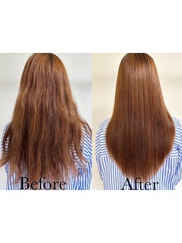 【赤羽駅徒歩4分】ダメージレスなコスメストレートで柔らかいうるツヤ美髪に…！手触りの良さが抜群☆