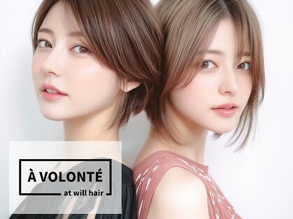 アヴァロンテ アットウィルヘアー(A VOLONTE at will hair)の写真