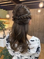 スカイ(SKY)&nbsp;お呼ばれヘア/ハーフアップ/ヘアアレンジ/福井