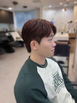 ガーデンヘアー(Garden hair) 韓国ヘア★レッドブラウン×ダウンパーマ