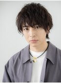 ツイストパーマ無造作アースカラーマッシュA越谷