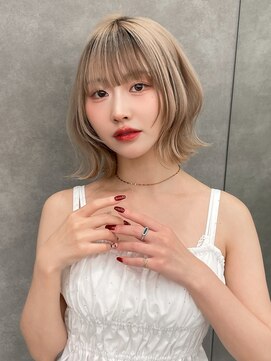 ロンド ブランシュ 錦糸町北口(Lond blanche) くびれヘア/韓国レイヤーカット/フェイスフレーミング/ボブ/小顔