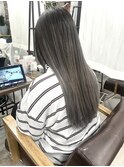 バレイヤージュグレー