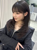 ソア 京都三条河原町(SOA) レイヤーカット ダークラベンダーグレージュ 20代30代