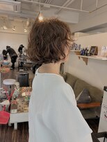 ティティーサッポロ(tity sapporo)&nbsp;しっかりウェーブのあるボブスタイル