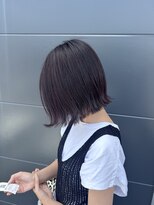 エミタス 三年坂(Emitas)&nbsp;切りっぱなしボブ×ダークラベンダー