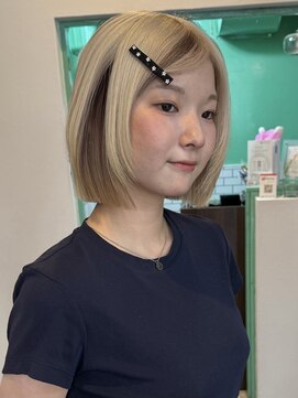 スリット(slit) ホワイトブロンドナチュラルブラウンデザイン