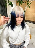 ルーツカラー　ブロンド　ブリーチ3回