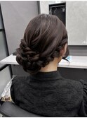 【サイドシニヨン】