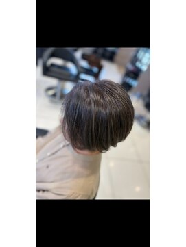アース 南福島店(HAIR&MAKE EARTH) グレイジュ白髪馴染ませカラー