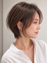 ザ シー 橋本(The C) 20代30代40代50代ナチュラル大人可愛いレイヤーショートボブ