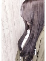 コピーヌ 高田馬場店(Copine)&nbsp;★暗めの中にも透明感あり！「グレージュ×ワンレン×ロング」★