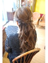 ベル(BELL)&nbsp;ゆる巻きハーフアップ【BELL桜新町/用賀】