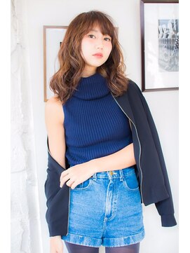 ロンド シャルム 吉祥寺(Lond charme) ロンド吉祥寺【千田大地】斜めバングベージュカラーふわミディ