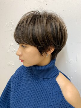 ヴェイン 渋谷(vain) 【vainオフィスハイライト】マッシュショート