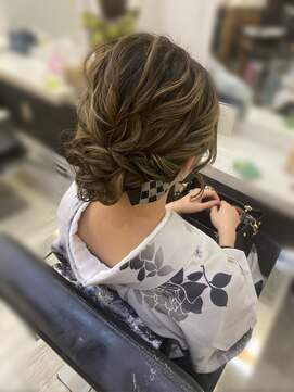 シム テンジン(hair & beaty SIM tenjin) 和装アップ