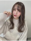 ゆる巻きアッシュカラー【スーリール箱崎】