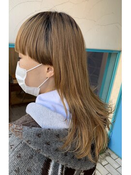 アトリエコパン(atelier copan) 幅広ワイドバングなデザインカット