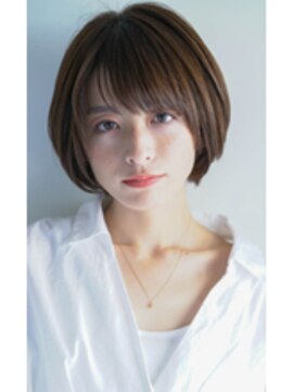 ネイヴィル(navile) シンプルショートボブ×ショコラベージュ