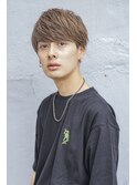 チャコールグレーツーブロックマッシュ韓国マッシュ