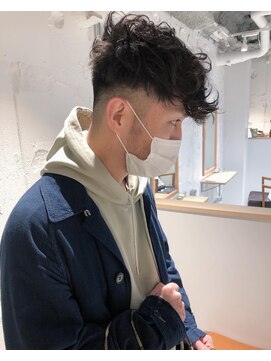 メルト 吉祥寺(melt) 【長谷川愛】フェードカットニュアンスパーマヨーロピアン風