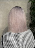 ＃ホワイトパープル＃ホワイトカラー＃ケアブリーチ＃柏