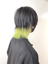 ブランシスヘアー(Bulansis Hair) #蛍光イエロー #インナーカラー