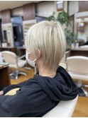 抜きっぱなし風ブリーチカラー