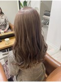 ブリーチ×ラベンダーグレージュカラー