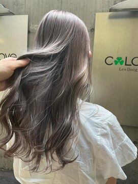 ユートピア(U topia) #ブリーチ1回で作る #グレージュ #暗めグレイ