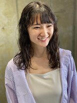 リブロ(liblo)&nbsp;ミディアムヘア × ウェーブ【liblo】