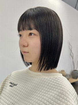 ノア 奈良駅前店(NoA) タッセルボブ ボブ シースルーバング 近鉄奈良駅 田村梨乃