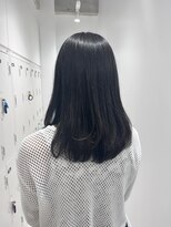 ブラウン(Brown)&nbsp;レイヤーカット×艶カラー