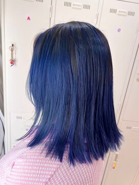 ナンバー ユアイロ 川崎(N° uairo) 丸型卵形韓国顔まわりエアリーロング美髪ピンクブラウン川崎