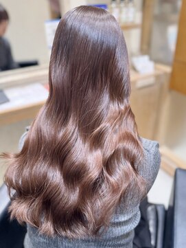 ヘア ルミナス バイ フォルテ(HAIR LUMINAS by FORTE) こなれミディ/前髪/黒髪/ボブルフ/ネビージュ/小顔/ワンレン