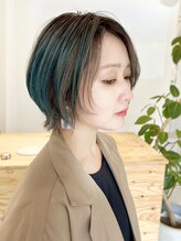 イエス キュウニサン(YES 923) ショートカット+デザインカラー